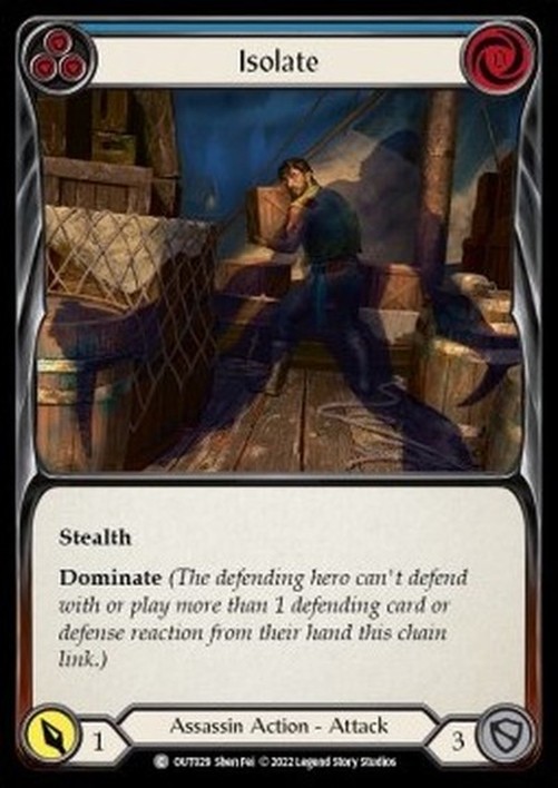 Flesh And Blood OUT Isolate (Blue)