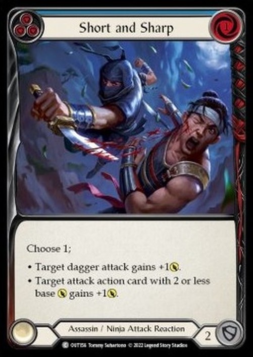 Flesh And Blood OUT Short and Sharp (Blue)