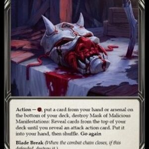 Flesh And Blood OUT Mask of Malicious Manifestations