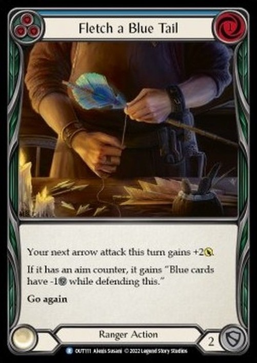 Flesh And Blood OUT Fletch a Blue Tail