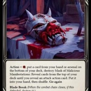 Flesh And Blood OUT Mask of Malicious Manifestations