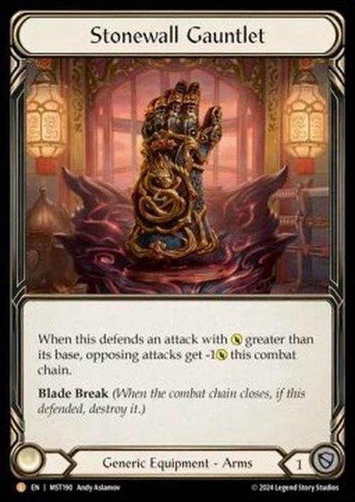 Flesh And Blood MST Stonewall Gauntlet