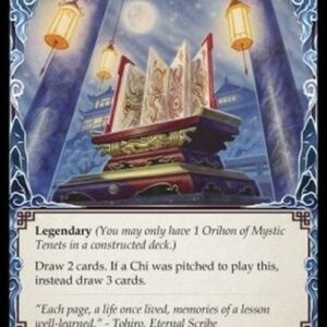 Flesh And Blood MST Orihon of Mystic Tenets