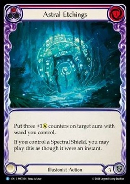 Flesh And Blood MST Astral Etchings (Red)