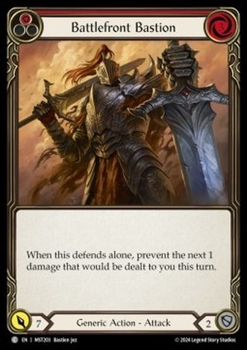 Flesh And Blood MST Battlefront Bastion (Red)