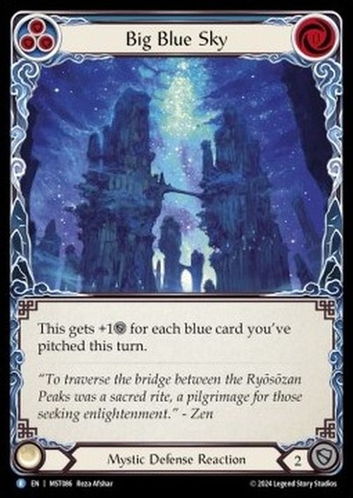 Flesh And Blood MST Big Blue Sky