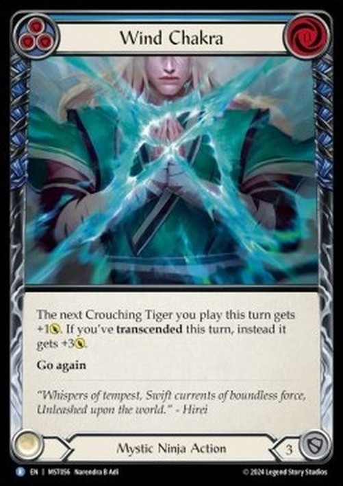 Flesh And Blood MST Wind Chakra (Blue)