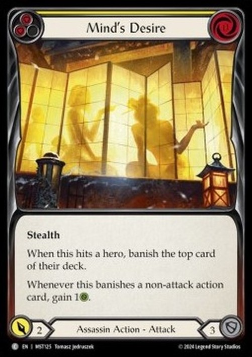 Flesh And Blood MST Mind's Desire (Yellow)