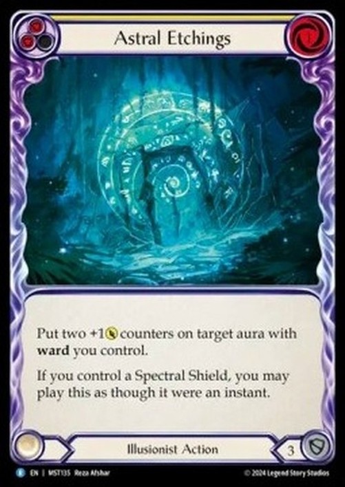 Flesh And Blood MST Astral Etchings (Yellow)