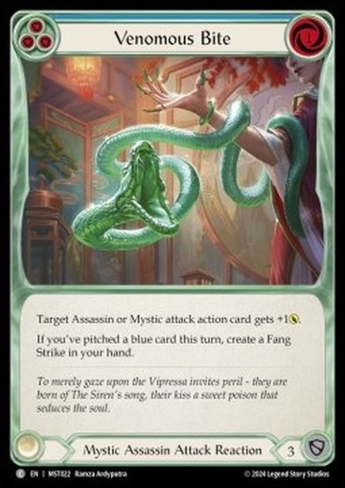 Flesh And Blood MST Venomous Bite (Blue)