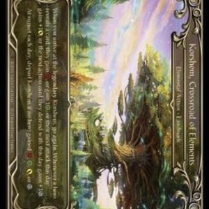 Flesh And Blood ELE-U Korshem, Crossroad of Elements