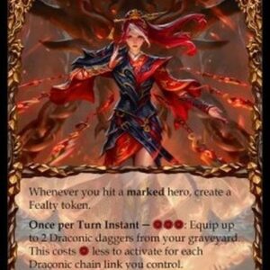 Flesh And Blood HNT Cindra, Dracai of Retribution