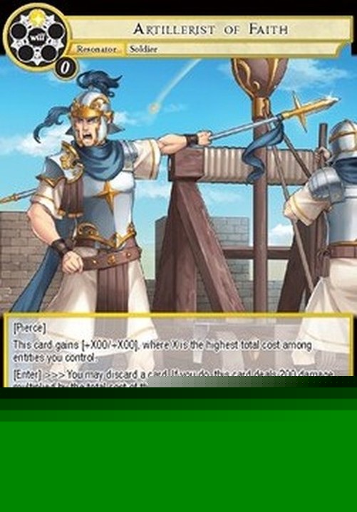 Force of Will Artillerist of Faith