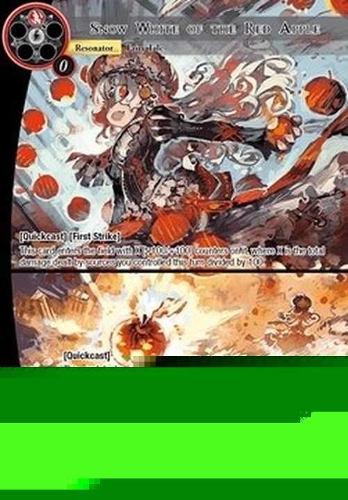 Force of Will MSW Snow White of the Red Apple // Apple Avenger