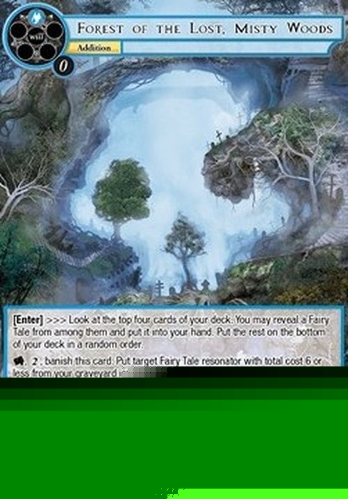 Force of Will NDR Forest of the Lost, Misty Woods