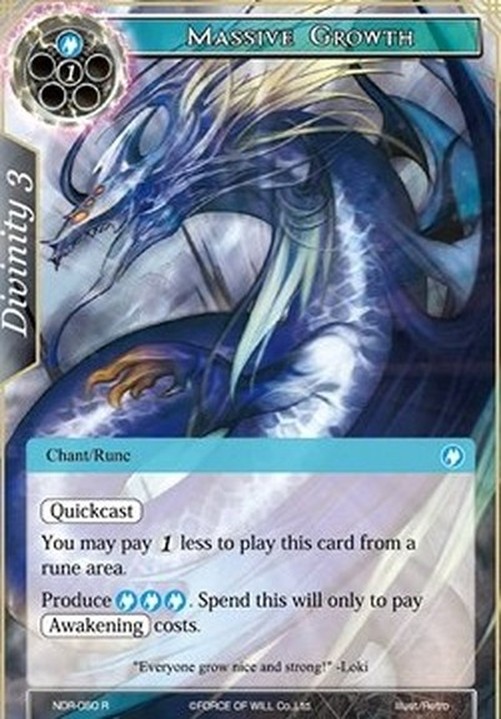 Force of Will NDR Massive Growth