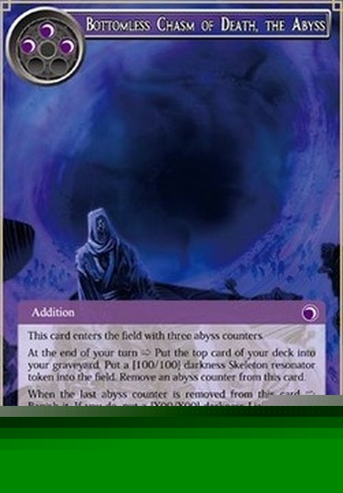 Force of Will NDR Bottomless Chasm of Death, the Abyss
