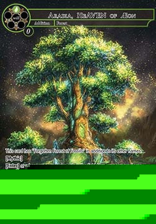 Force of Will PRE Aradia, HeAVEN of AEon