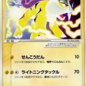Pokemon Raikou ex Japanese
