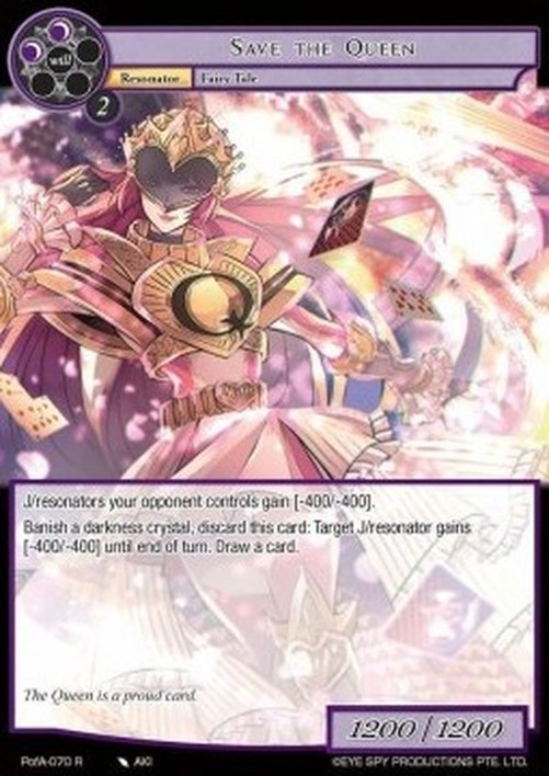 Force of Will POFA Save the Queen