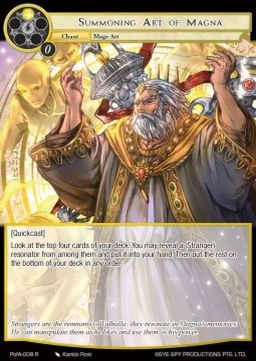 Force of Will POFA Summoning Art of Magna