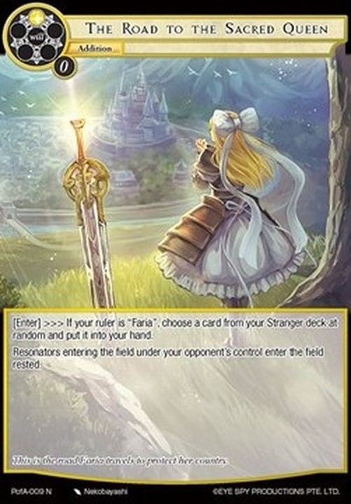Force of Will POFA The Road to the Sacred Queen