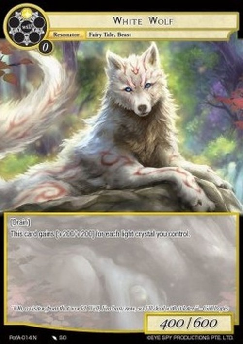 Force of Will POFA White Wolf