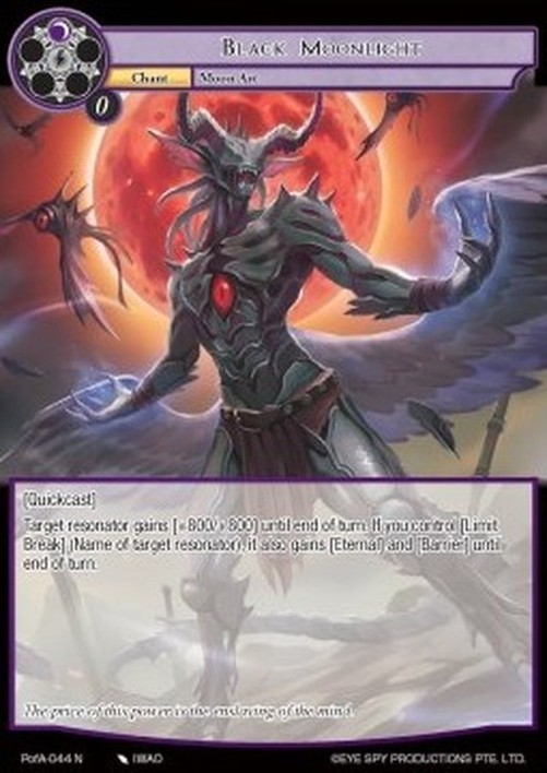Force of Will POFA Black Moonlight