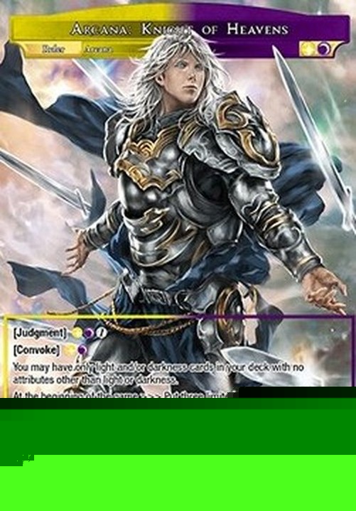 Force of Will PR Arcana: Knight of Heavens // Arcana: God of Shadowy Light