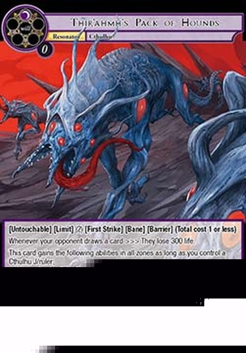 Force of Will TSR Thir'ahmh's Pack of Hounds (V.1 - Super Rare)