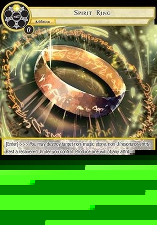 Force of Will MSW Spirit Ring