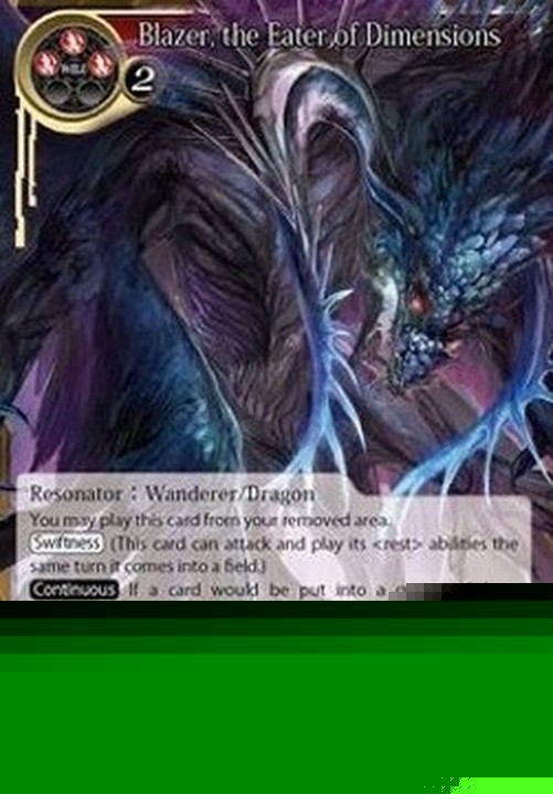 Force of Will MPR Blazer, the Eater of Dimensions