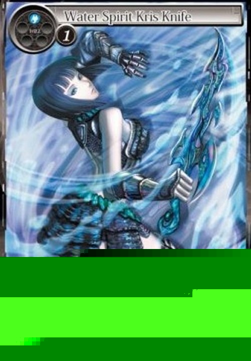 Force of Will 3 Water Spirit Kris Knife