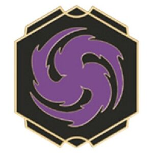 Lorcana 8JAF Amethyst Ink Symbol Pin