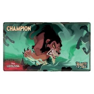 Lorcana Azurite Sea Set Championship "Scar - Heartless Hunter" Champion Playmat