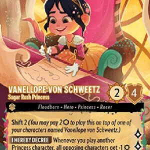 Lorcana Vanellope von Schweetz - Sugar Rush Princess