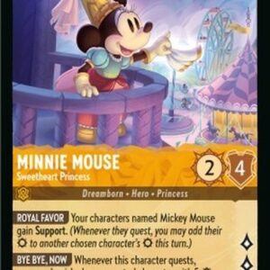 Lorcana 9FAB Minnie Mouse - Sweetheart Princess (V.1)