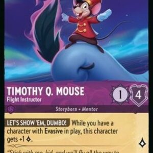 Lorcana 9FAB Timothy Q. Mouse - Flight Instructor