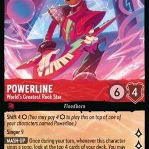 Lorcana 9FAB Powerline - World's Greatest Rock Star (V.1)