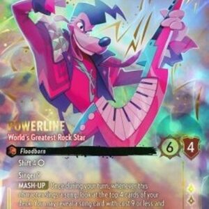 Lorcana 9FAB Powerline - World's Greatest Rock Star (V.2)