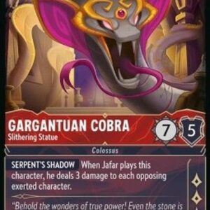 Lorcana Gargantuan Cobra - Slithering Statue