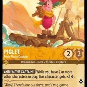 Lorcana 3INK Piglet - Pooh Pirate Captain (V.1)