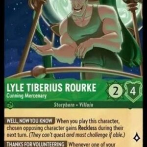 Lorcana 3INK Lyle Tiberius Rourke - Cunning Mercenary