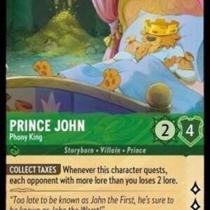 Lorcana 3INK Prince John - Phony King