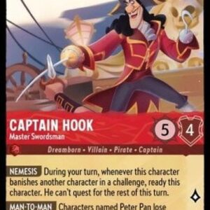 Lorcana 3INK Captain Hook - Master Swordsman (V.1)