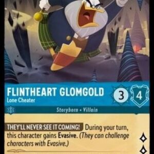 Lorcana 3INK Flintheart Glomgold - Lone Cheater