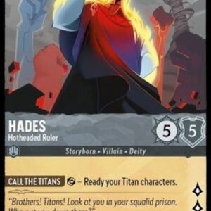 Lorcana 3INK Hades - Hotheaded Ruler