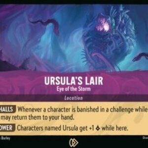 Lorcana 4URS Ursula's Lair - Eye of the Storm
