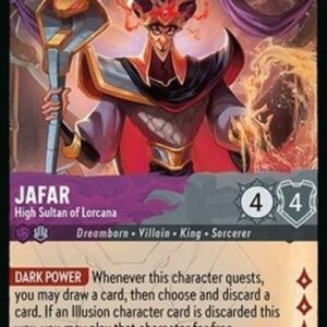 Lorcana 8JAF Jafar - High Sultan of Lorcana (V.1)