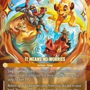 Lorcana 8JAF It Means No Worries (V.2)